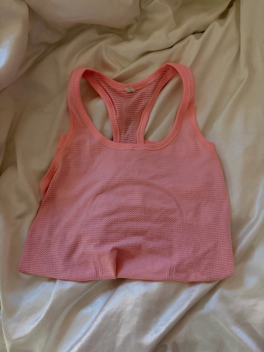 lululemon athletica Soft Pink Seamless Racerback Tank